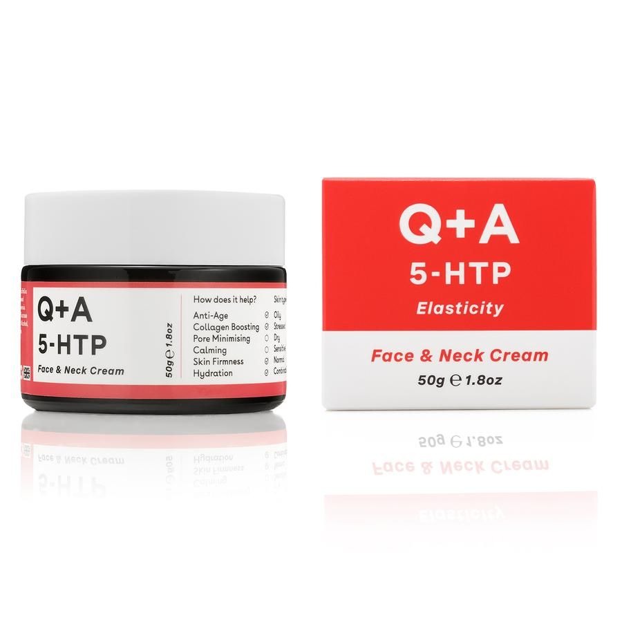 Q+A 5-HTP krém na obličej a dekolt 50 g