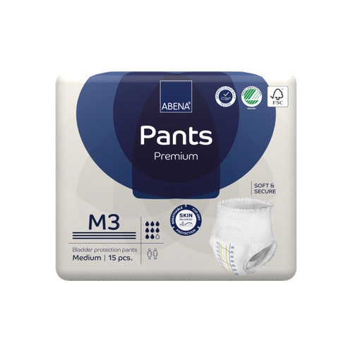 Abena Pants Premium M3 inkontinenční kalhotky 15 ks