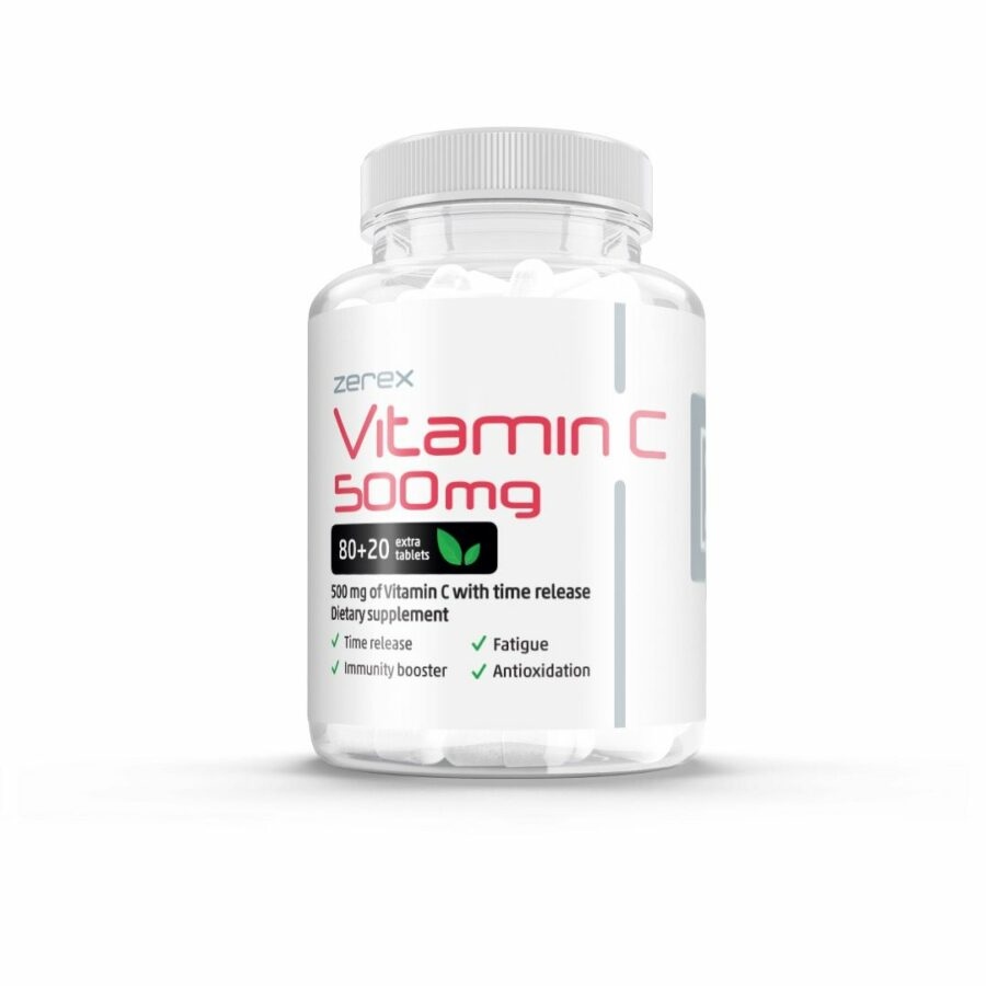 Zerex Vitamín C 500 mg s postupným uvolňováním 100 tablet