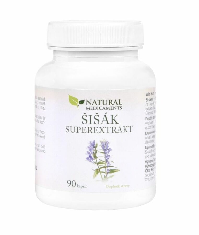 Natural Medicaments Šišák superextrakt 90 kapslí