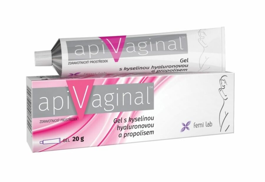 Apivaginal Gel s kyselinou hyaluronovou a propolisem 20 g