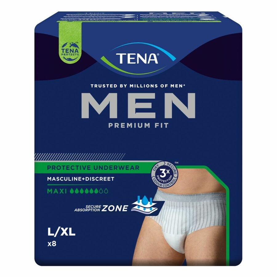 Tena Men Protective Underwear Maxi L/XL inkontinenční kalhotky 8 ks
