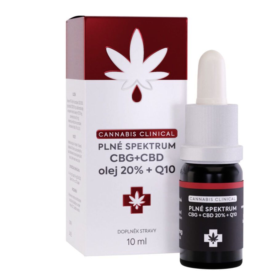 Cannabis Clinical CBG + CBD 20% + Q10 10 ml