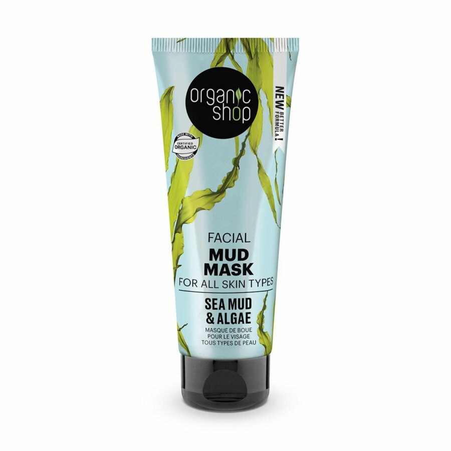 Organic Shop Pleťová maska Mořské bahno a řasy 75 ml