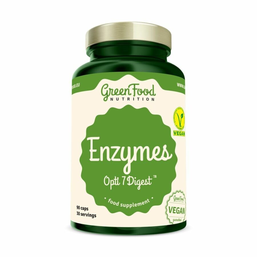 GreenFood Nutrition Enzymes Opti7 Digest 90 kapslí