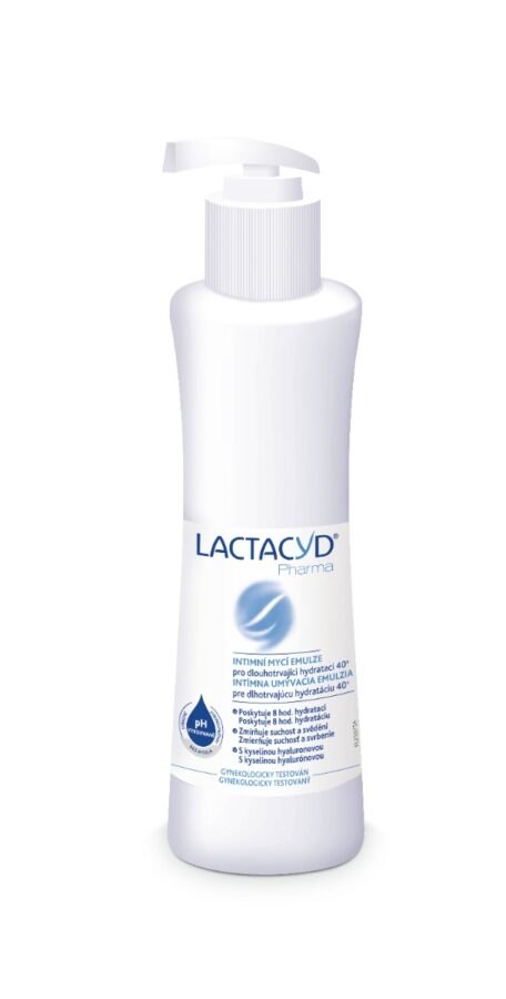 Lactacyd Pharma Intimní mycí emulze pro dlouhotrvající hydrataci 40+ 250 ml