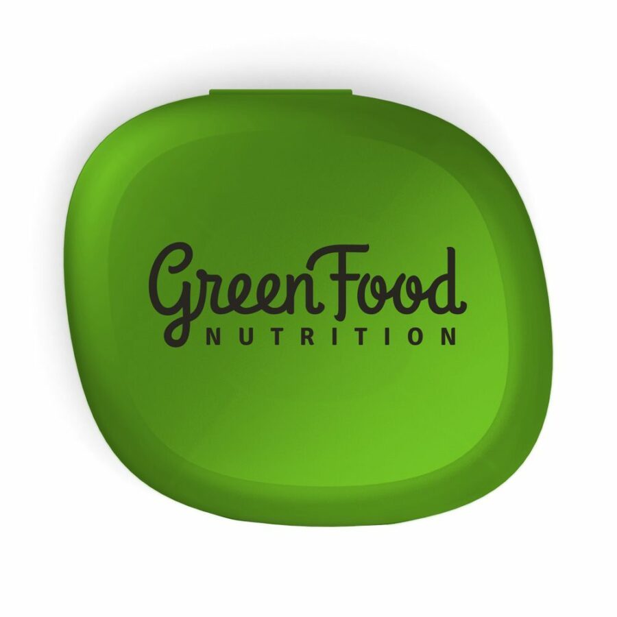 GreenFood Nutrition Pillbox dávkovač léků zelený