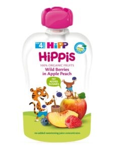 Hipp BIO 100% ovoce jablko-broskev-lesní ovoce 100 g