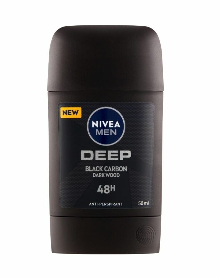 Nivea Men Deep Black Carbon tuhý antiperspirant 50 ml