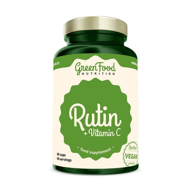 GreenFood Nutrition Rutin + Vitamin C 60 kapslí