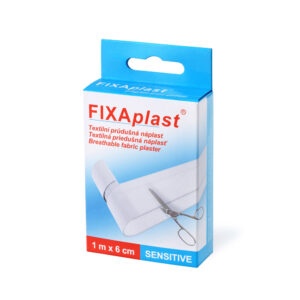 Fixaplast Sensitive 1 m x 6 cm náplast nedělená s polštářkem
