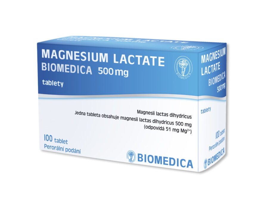 Biomedica MAGNESIUM LACTATE 500 mg 100 tablet