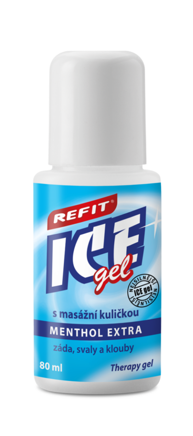 Refit Ice Masážní gel s mentholem roll–on 80 g