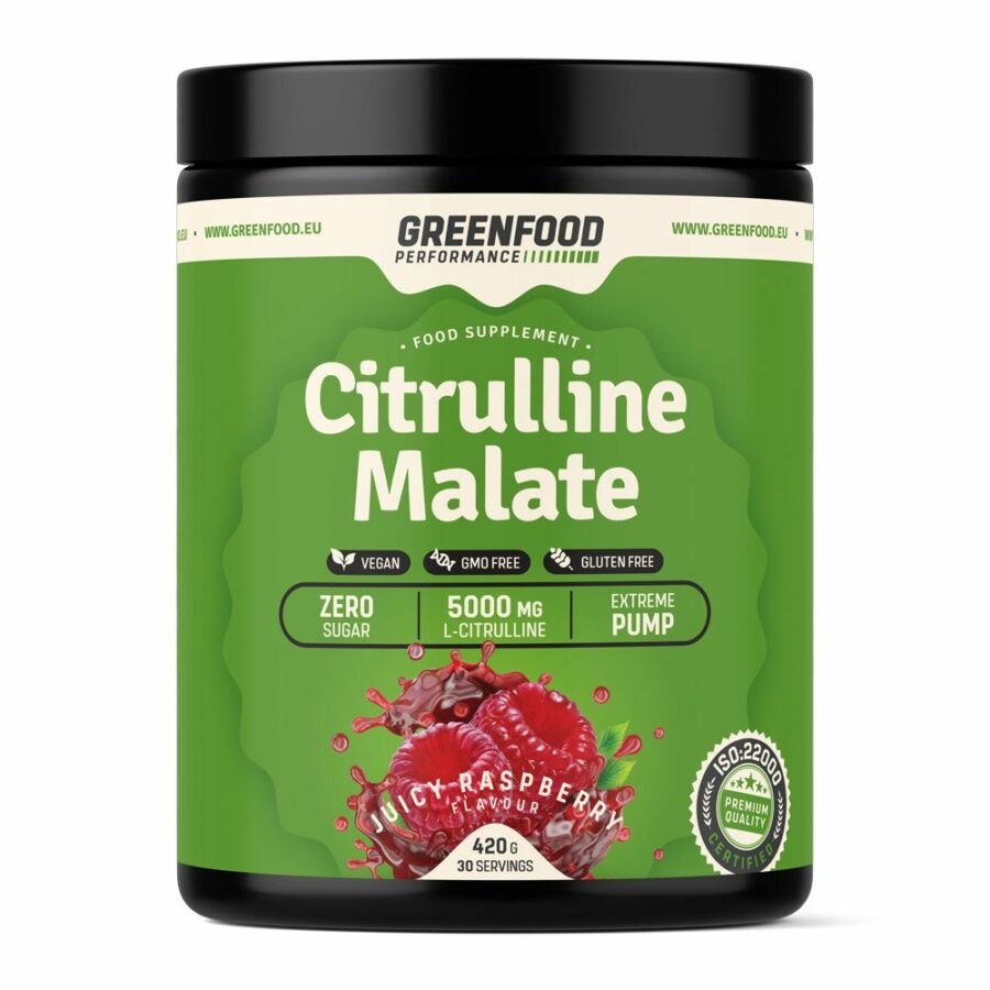 GreenFood Performance Citrulline Malate Juicy malina 420 g