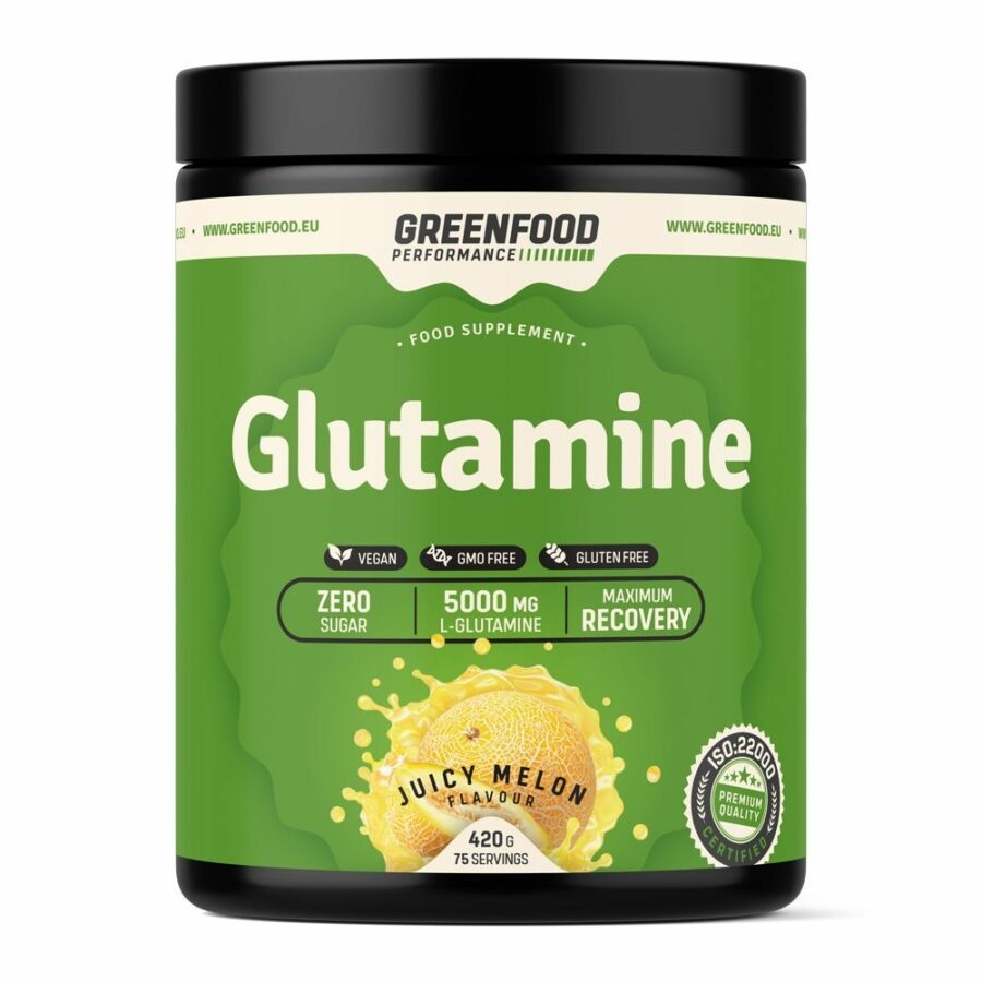 GreenFood Performance Glutamine Juicy meloun 420 g