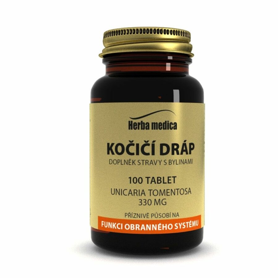 Herbamedica Kočičí dráp Vilcacora 330 mg 100 tablet