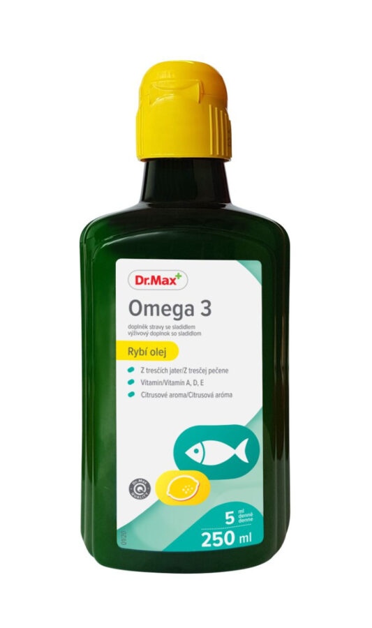 Dr.Max Omega 3 rybí olej 250 ml