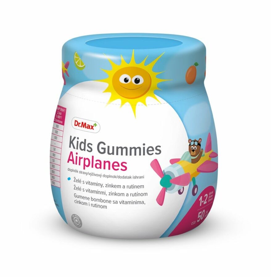 Dr.Max Kids Gummies AIRPLANES 225 g 50 ks