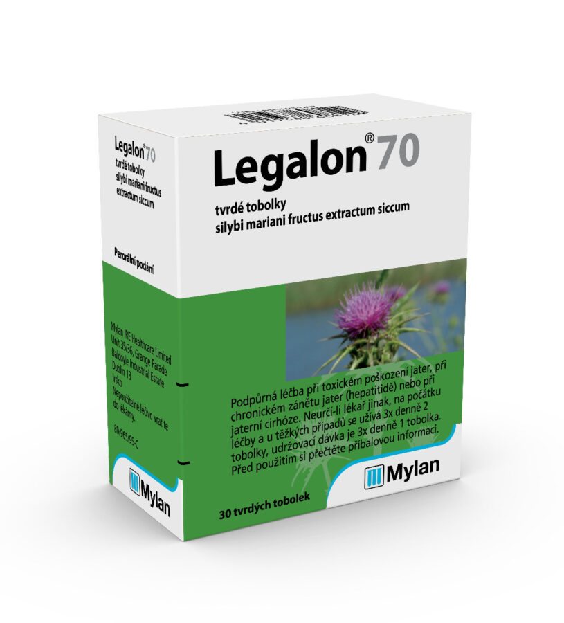 Legalon 70 mg 30 tvrdých tobolek