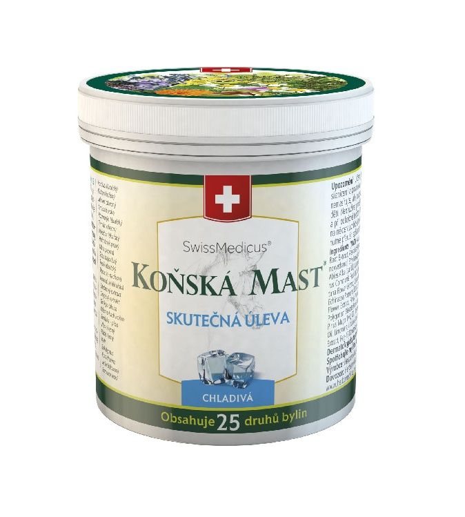 SwissMedicus Koňská mast chladivá 500 ml