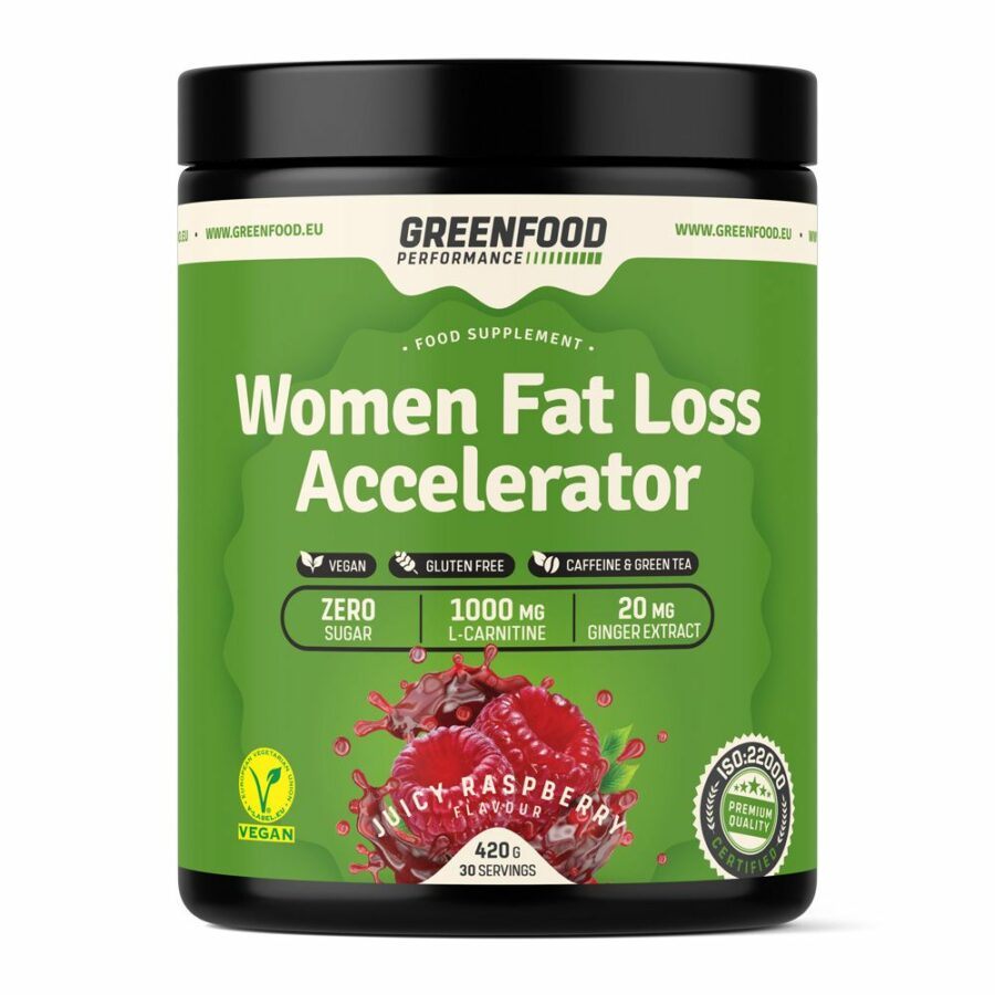 GreenFood Performance Women Fat Loss Accelerator Juicy malina 420 g