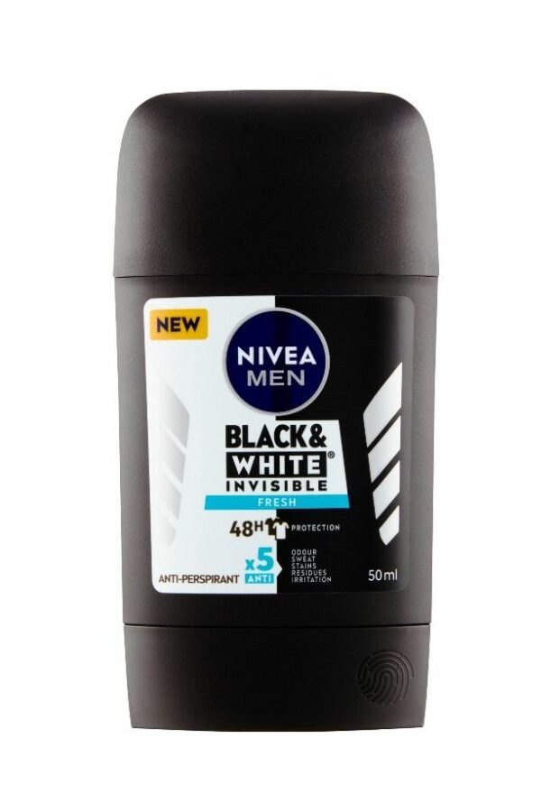 Nivea Men Black & White Invisible Fresh tuhý antiperspirant 50 ml