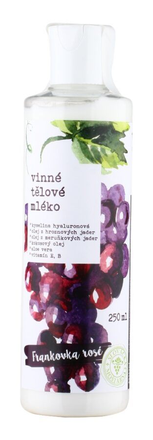 Slovácká moštárna Vinné tělové mléko Frankovka rose 250 ml