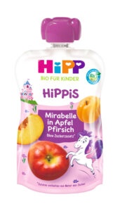 Hipp BIO Hippies jablko-broskev-mirabelka 100 g