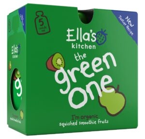Ellas Kitchen BIO Ovocné pyré Green One Kiwi kapsičky 5x90 g