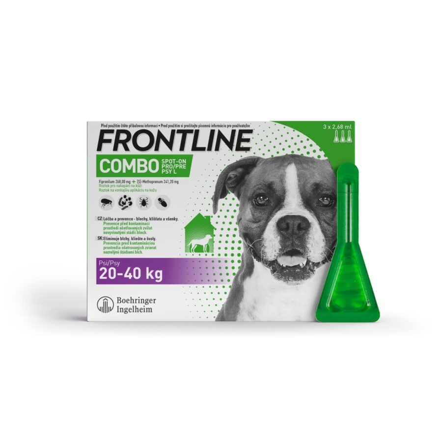FRONTLINE COMBO pro psy 20-40 kg (L) 3 pipety