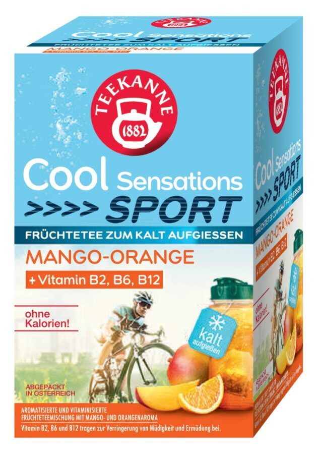 Teekanne CoolSensations Sport mango-pomeranč 18x2