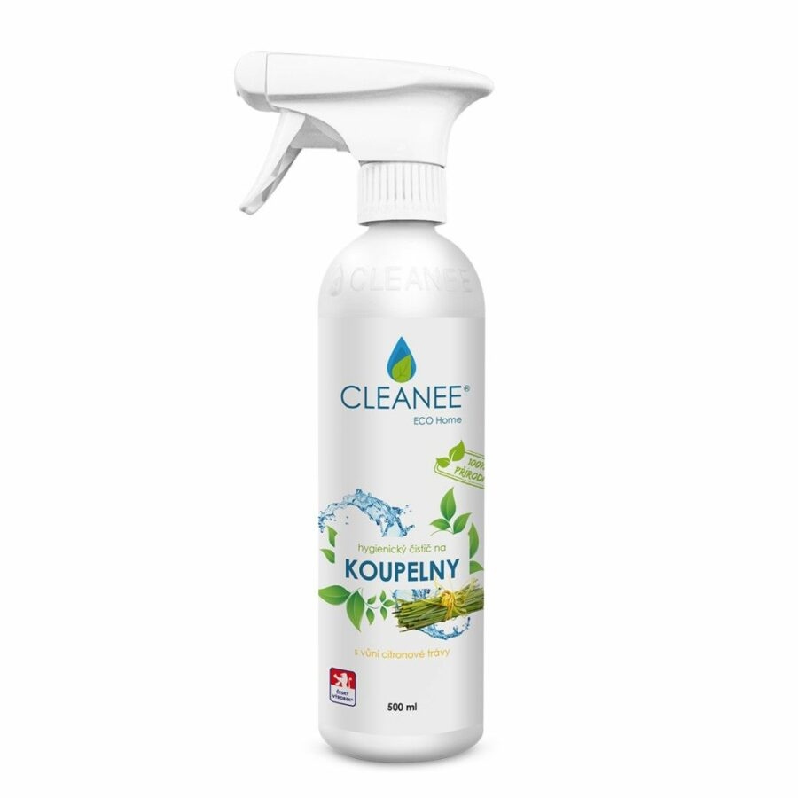 CLEANEE ECO Home Hygienický čistič na koupelny s vůní citronové trávy 500 ml