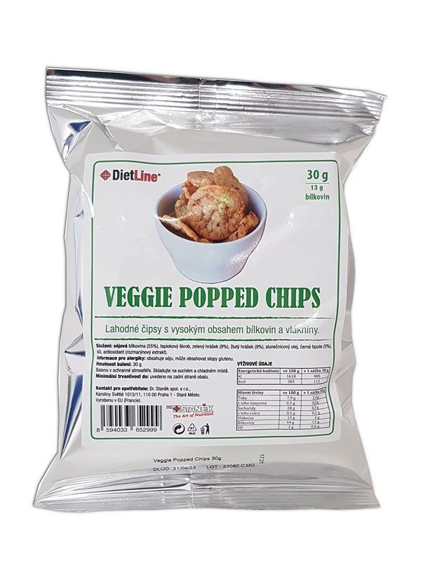 DietLine Veggie Popped Chips 30 g