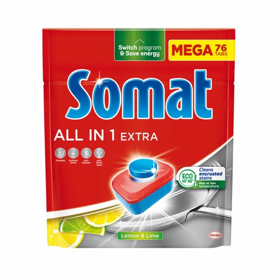 Somat Tablety do myčky All in 1 Extra 76 ks