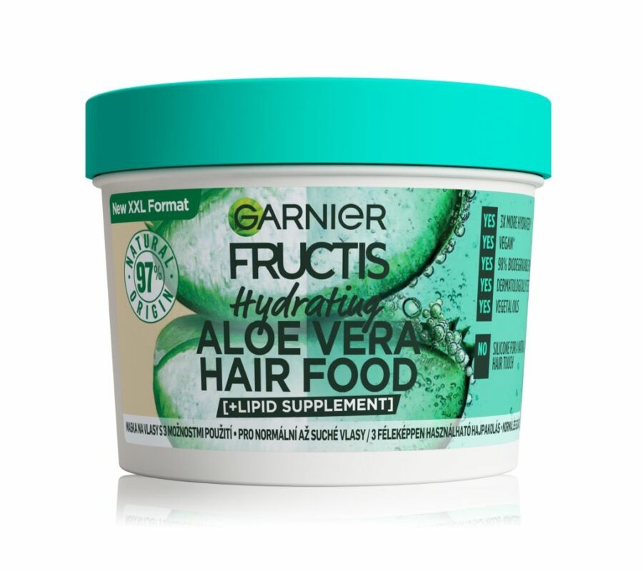 Garnier Fructis Hair Food Aloe Vera maska pro normální až suché vlasy 400 ml