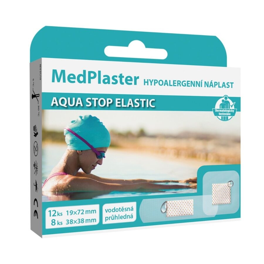 MedPlaster Náplast AQUA stop elastic 2 velikosti 20 ks