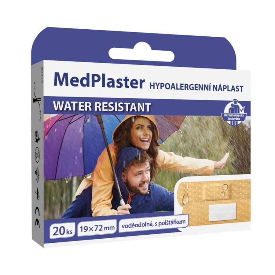 MedPlaster Náplast water resistant 19x72 mm 20 ks