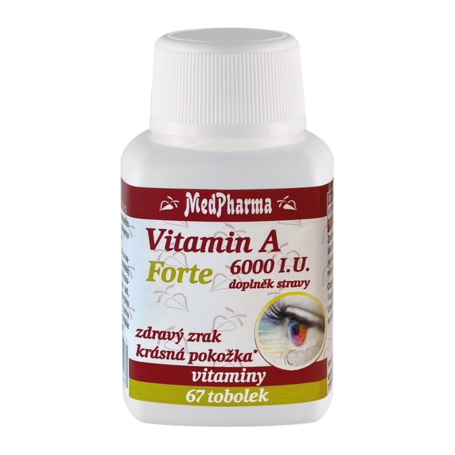 Medpharma Vitamin A 6000 I.U. Forte 67 tobolek