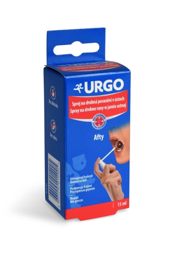 Urgo Sprej na drobná poranění v ústech 15 ml