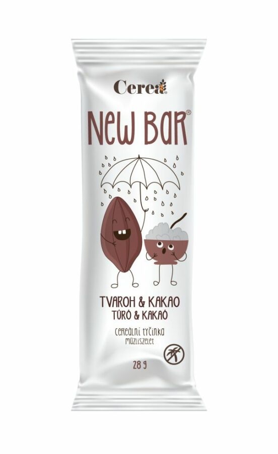 Cerea New Bar Tvaroh & kakao cereální tyčinka 28 g