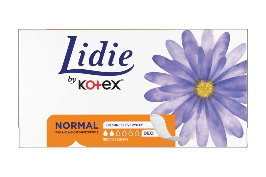 Lidie by Kotex Slip Normal deo slipové vložky 50 ks