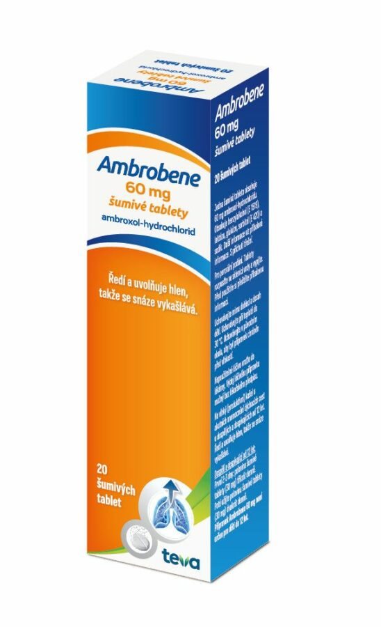 Ambrobene 60 mg 20 šumivých tablet
