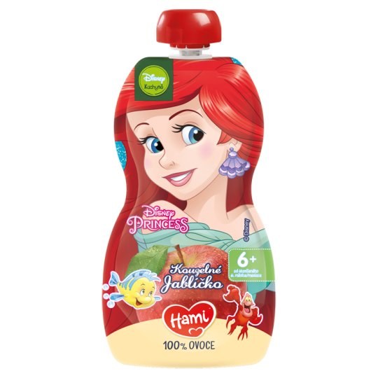 Hami Disney Princess Jablíčko 6+ ovocná kapsička 110 g