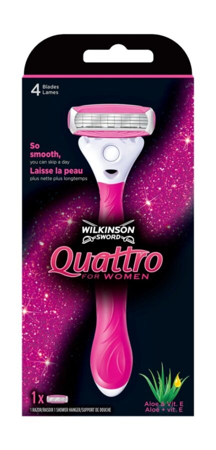 Wilkinson Quattro for Women holicí strojek +1 náhradní hlavice