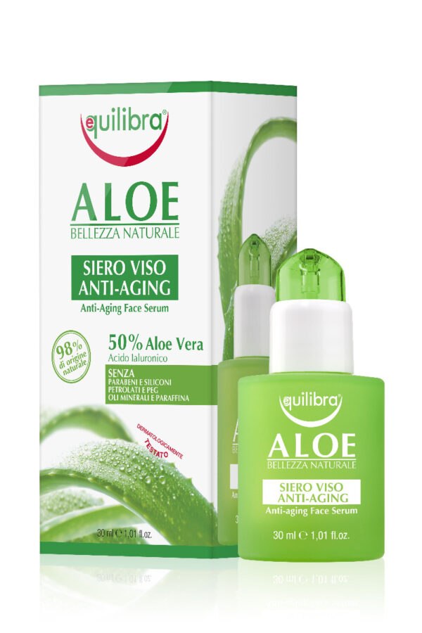 Equilibra Aloe Anti-aging Face Serum sérum proti stárnutí pleti 30 ml