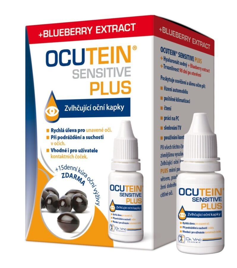 Ocutein Sensitive Plus oční kapky 15 ml + Fresh 15 tobolek